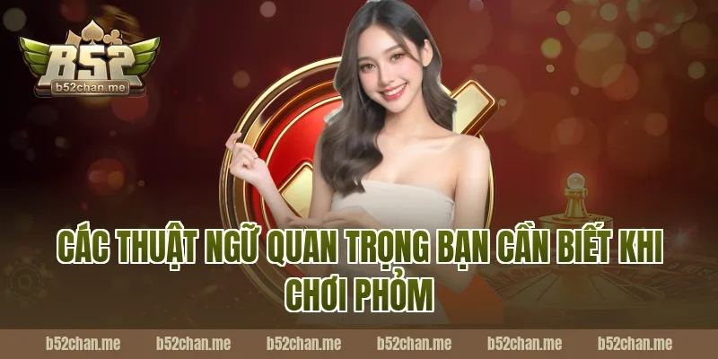 Các Thuật Ngữ Quan Trọng Bạn Cần Biết Khi Chơi Phỏm B52