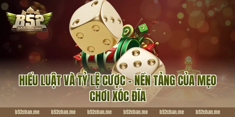 Hiểu luật và tỷ lệ cược – nền tảng của mẹo chơi xóc đĩa